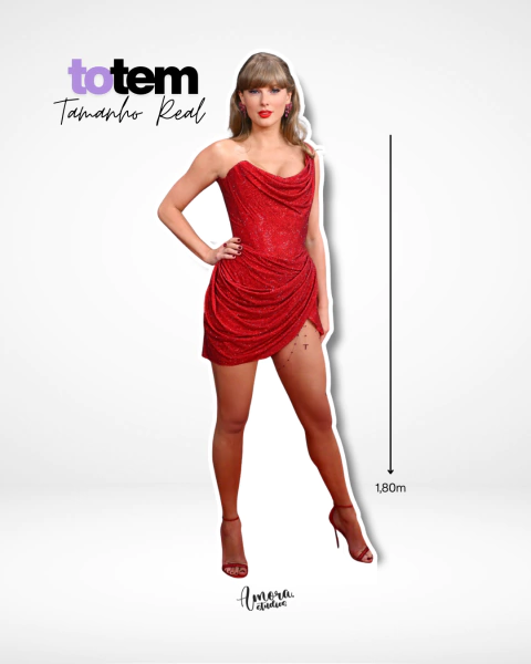 Totem Taylor Swift em Tamanho Real - Display | Personalizamos com sua foto favorita - comprar online