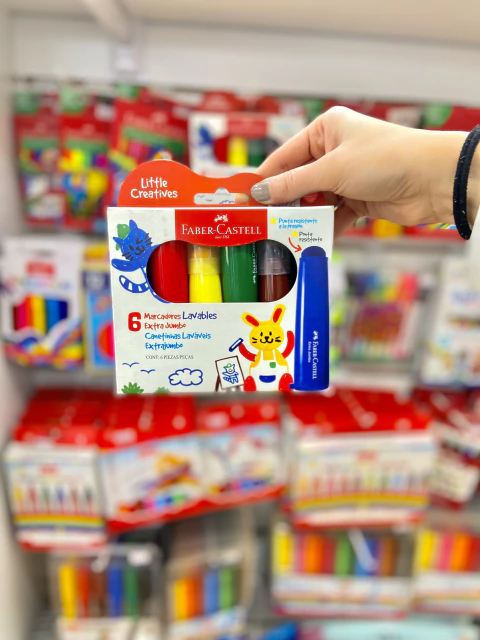 Faber Castell marcadores lavables x6