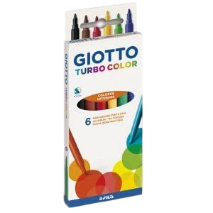 MARCADORES GIOTTO X 6 COL TURBO COLOR