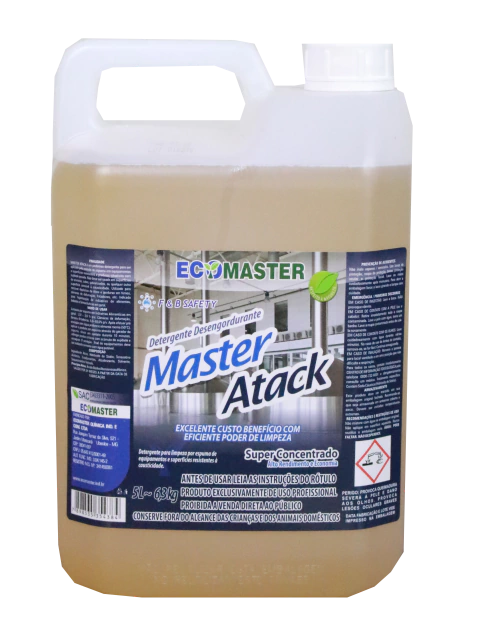 Detergente Desengordurante Master Atack 5L - ECOMASTER