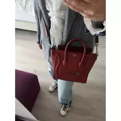 CELINE Nano Luggage Calfskin Leather - comprar online