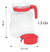 Cafetera Jarra Vidrio Templado Fuego Directo Cafe/ Te 1 Litr - comprar online