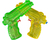Set X2 Pistola De Agua Plástica 15 Cm en internet