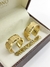 Aliança de Ouro 18k 8mm | Trabalhado com Friso Interno Duplo e Diamantado com Laterais Polidas - comprar online