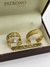 Aliança de Ouro 18k 6mm | Laterais Polidas | Diamantado e Cravejado ao Centro + Anel Solitário em Ouro 18k Cravejado - comprar online