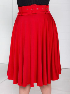 Saia Suplex Vermelho com Cinto - loja online