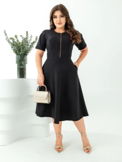 Vestido Tainá Preto - Ju Fashion Moda Cristã