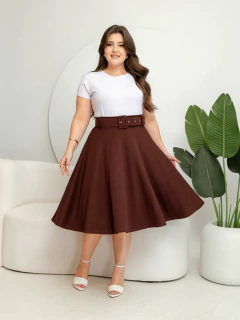 Saia Laveli Marrom - comprar online