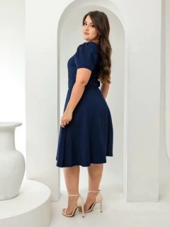 Vestido Alice Azul Marinho - loja online