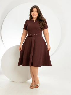 Vestido Alice Marrom - comprar online