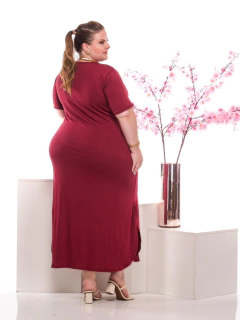Imagem do Vestido Ana Marsala Plus Size