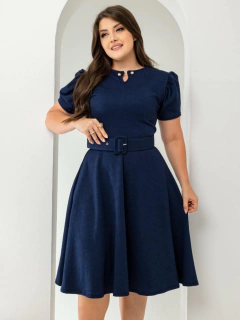 Vestido Alice Azul Marinho na internet