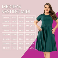 Imagem do Vestido Midi Azul Petróleo