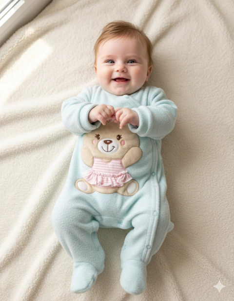 Macacão de bebê soft