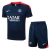 Kit-Treino Manga Curta - PSG 25/26 Azul Marinho e Vermelho - comprar online