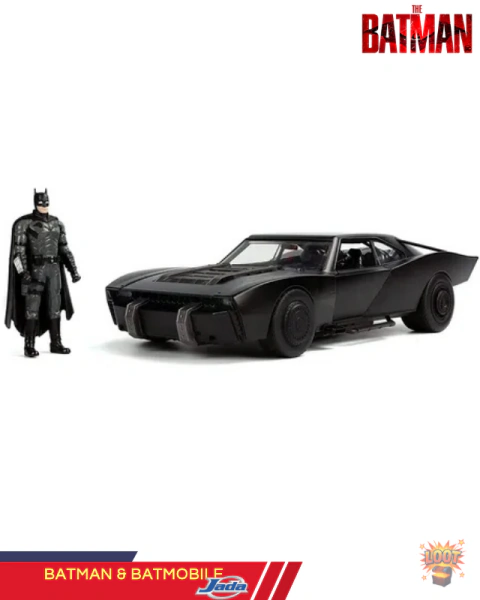 The Batman & Batmobile | The Batman | Jada Toys