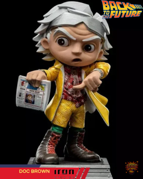 Doc Brown | Back To The Future | Iron Studios Minico