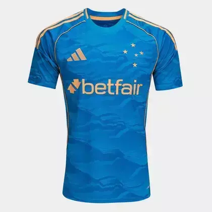 Camisa Cruzeiro III 25/26 Torcedor Adidas Masculina - Azul - comprar online