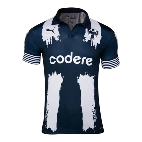 Camisa Monterrey Edição especial Mundial de Clubes I 25/26 - Torcedor Puma Masculina - Azul com detalhes em branco