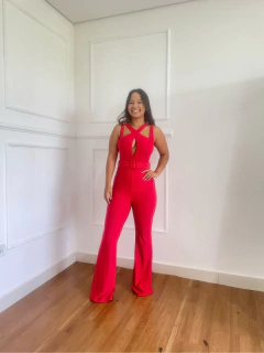 Macacão Flare C/ Cinto