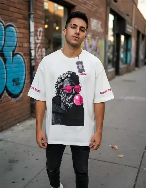 Camiseta Oversized JAVIK Estilo Streetwear - comprar online