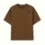 T-SHIRT OVER NO LIXÃO NASCE FLOR BROWN - Viyu