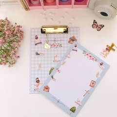 Prancheta Estampada A5 com 30 Folhas Decoradas – Meu Devocional - comprar online