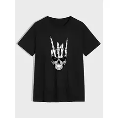 Camisa Caveira Rock \m/