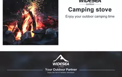 Fogareiro Widesea com ou sem adaptadores