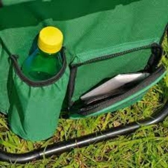 Imagem do BANQUETA DOBRAVEL COM BOLSA MOCHILA SEMI TERMICA CADEIRA BANCO PARA PESCA CAMPIN
