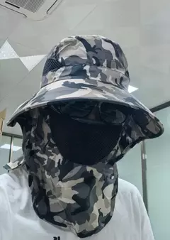 Chapéu com Protetor de Pescoço e Rosto na internet