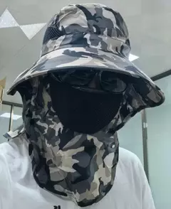 Chapéu com Protetor de Pescoço e Rosto na internet