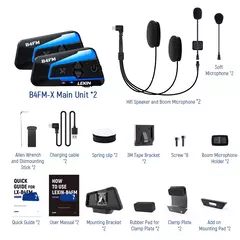 Intecomunicador Lexin B4FM-X Bluetooth 5.0 - comprar online