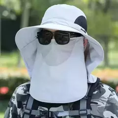Imagem do Chapéu com Protetor de Pescoço e Rosto