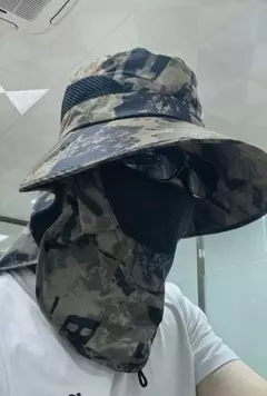 Chapéu com Protetor de Pescoço e Rosto - Moto Toca
