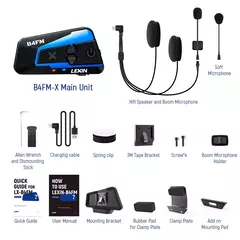 Imagem do Intecomunicador Lexin B4FM-X Bluetooth 5.0