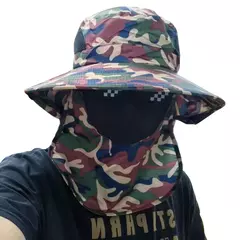 Chapéu com Protetor de Pescoço e Rosto