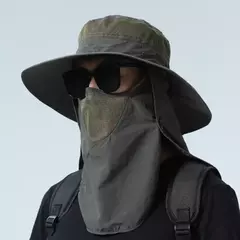 Chapéu com Protetor de Pescoço e Rosto