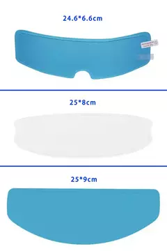 Pelicula anti-embaçante ou Anti-chuva para viseira universal - comprar online