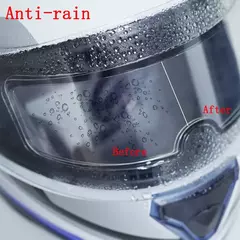 Pelicula anti-embaçante ou Anti-chuva para viseira universal