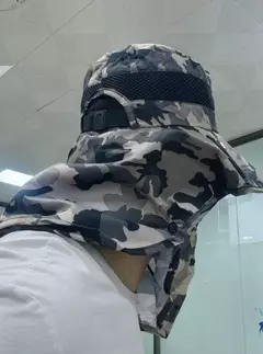 Chapéu com Protetor de Pescoço e Rosto