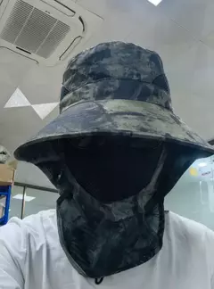 Chapéu com Protetor de Pescoço e Rosto