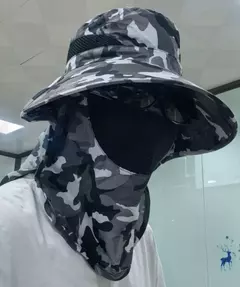 Chapéu com Protetor de Pescoço e Rosto
