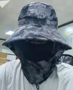 Imagem do Chapéu com Protetor de Pescoço e Rosto