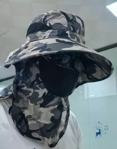 Chapéu com Protetor de Pescoço e Rosto - comprar online