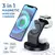 Image of 3-in-1 Magnetic Wireless Charging Stand for iPhone 15 14 13 12 Pro Max – Color: Black