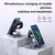 3-in-1 Magnetic Wireless Charging Stand for iPhone 15 14 13 12 Pro Max – Color: Black - Vallor & co