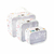 Necessaire Infantil para Viagem – Kit com 3 Bolsas Impermeáveis Transparente – Organização de Itens do Bebê - loja online