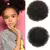 Afro Puff Aplique Coque Cacheado Rabo de Cavalo do Cordão Para Fibra Orgânica - loja online