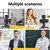 Mamen vlogging kit equipamento tripé de telefone com microfone de lapela sem fi - Analoja  frete gratis para todo BRASIL